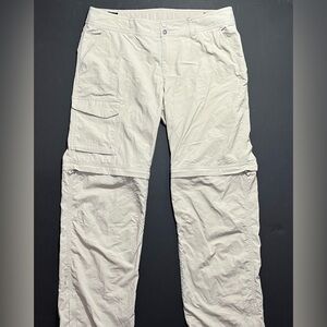 Women’s Columbia Omni-Shade Convertible Nylon Hiking Pants, Size 10 Reg